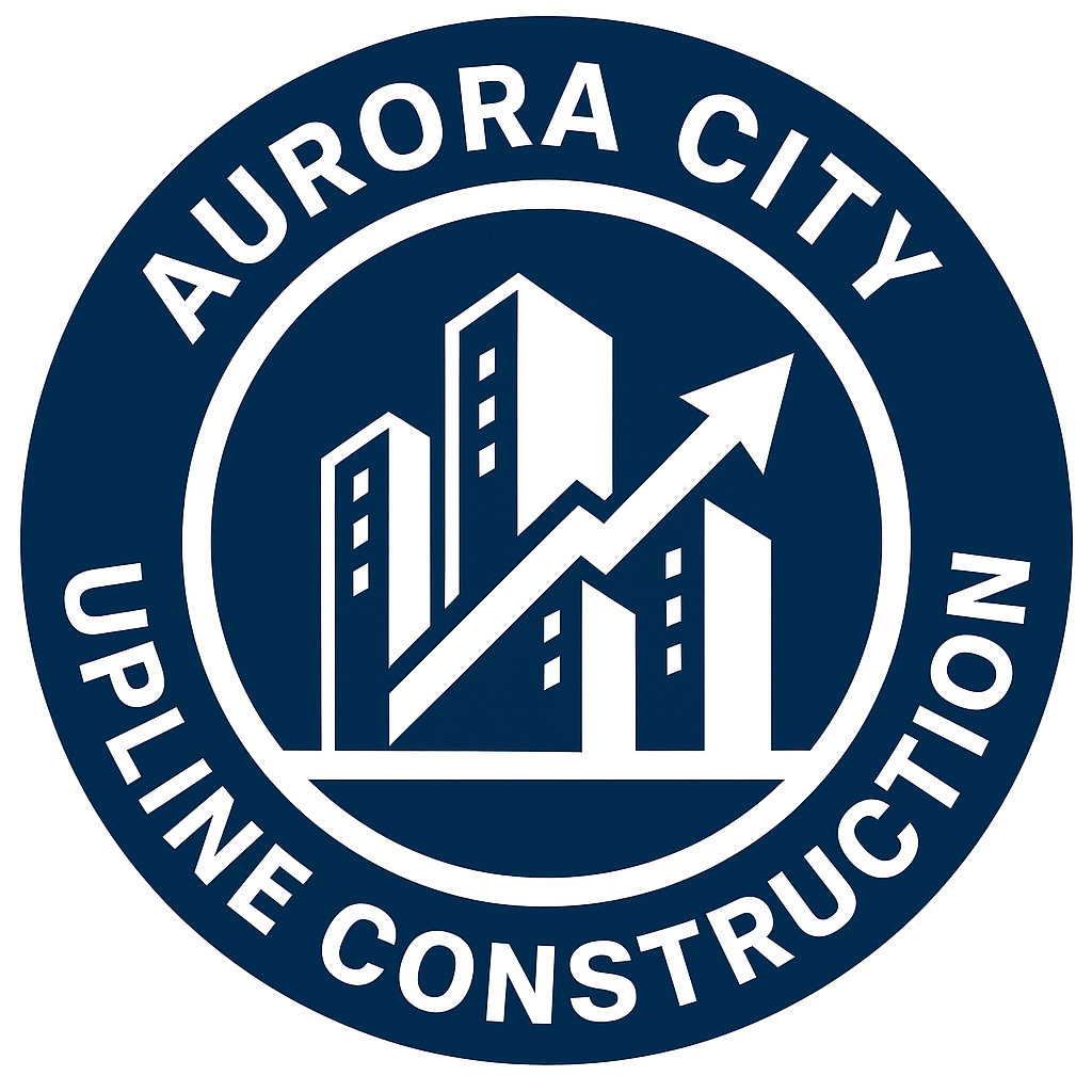 Cityscape and Arrow Emblem